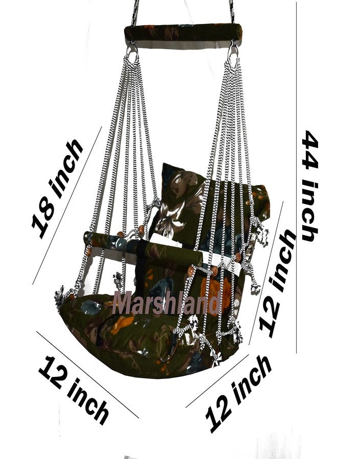 MARSHLAND Swing for Kids Swing Chair for Baby Foldable and Washable Suitable for 1 to 2 Years Baby with Safety Belt Pack of 1 - Image 2